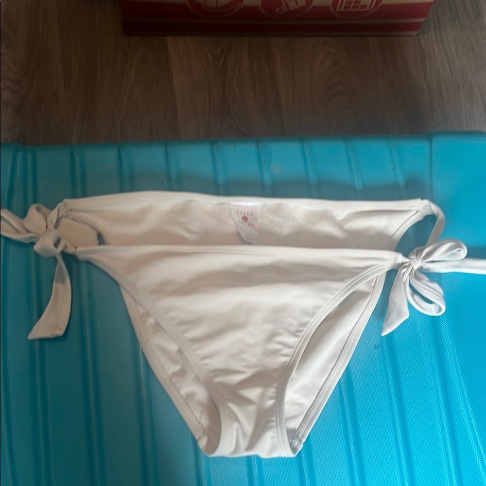 Shade & Shore White Bikini Bottoms